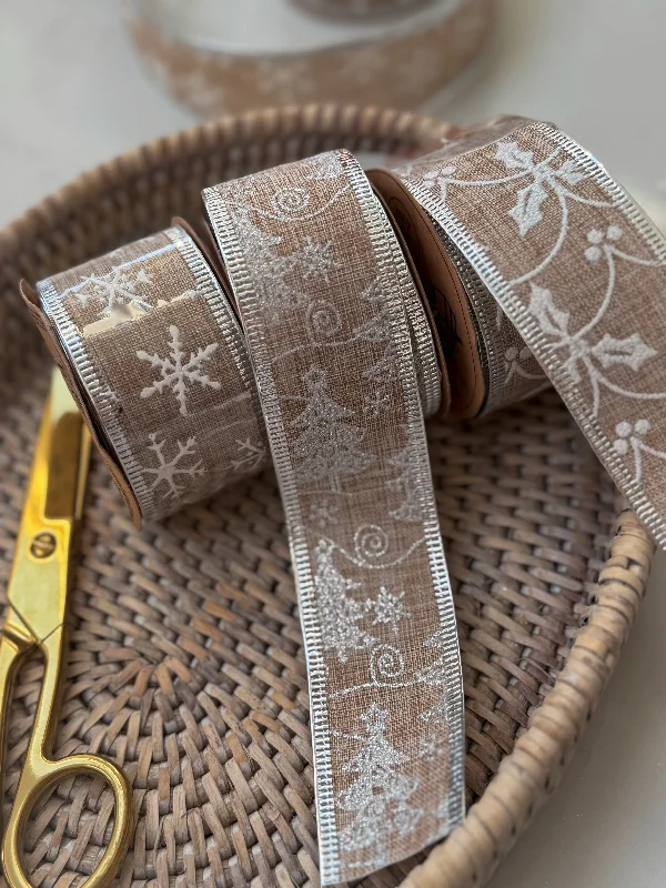 Christmas Hessian Ribbon