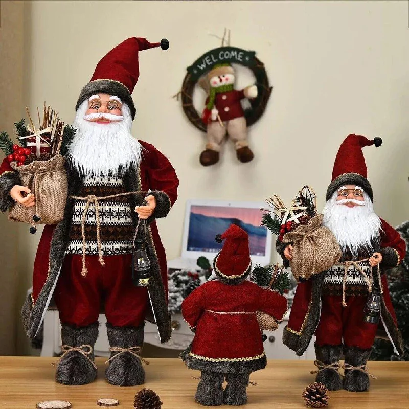 Christmas White Reindeer Rose Red Robe Santa Doll - Christmas Home Decorations & Gifts | Christmas Trees USA Christmas White Reindeer Rose Red Robe Santa Doll - Christmas Home Decorations & Gifts | Christmas Trees USA