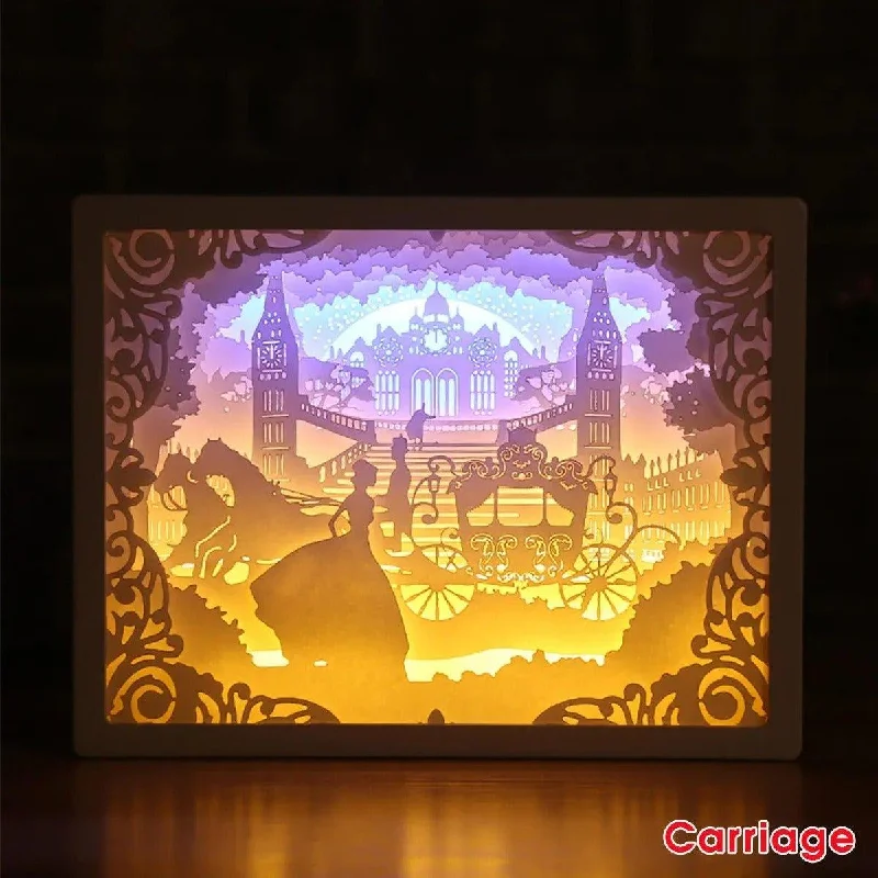Christmas Classic Stories Christmas LED Carving Night Light – 3D Shadow Paper Sculpture Lamp for Room Decor | Christmas Trees USA Christmas Classic Stories Christmas LED Carving Night Light – 3D Shadow Paper Sculpture Lamp for Room Decor | Christmas Trees USA