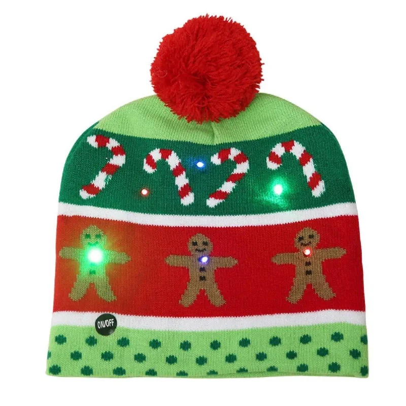 Christmas Reindeer Bells Christmas LED Light Beanie Cap for Kids | Multicolor Holiday Hat | Perfect Christmas Gift Christmas Reindeer Bells Christmas LED Light Beanie Cap for Kids | Multicolor Holiday Hat | Perfect Christmas Gift
