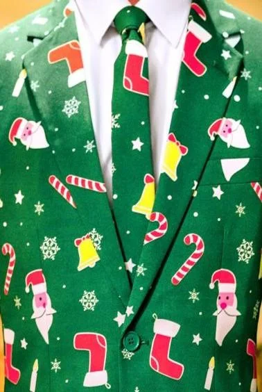 Christmas Sweater Suit - Santa Boss