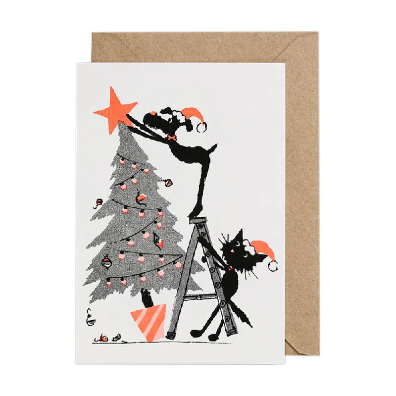 Christmas Tree Decorating Card