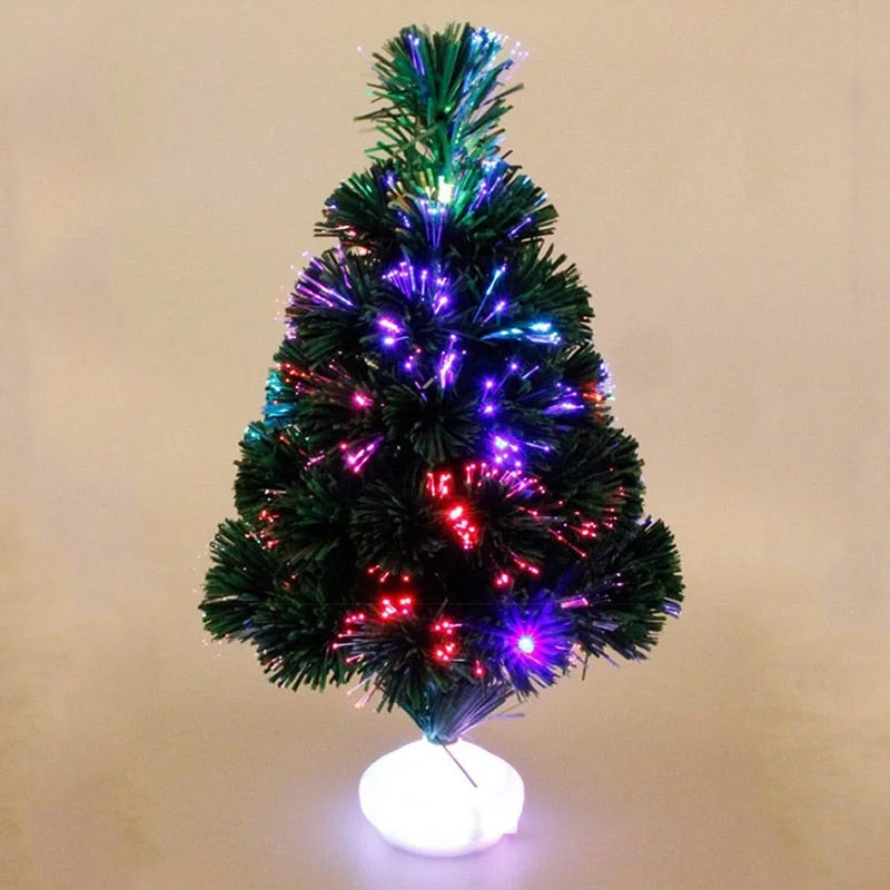 Christmas Midnight Feast Christmas Tree Fiber Optics Artificial With LED