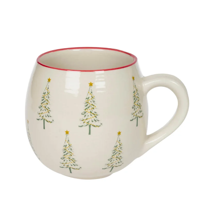 Christmas Holiday Traditions Christmas Trees Stoneware Mug
