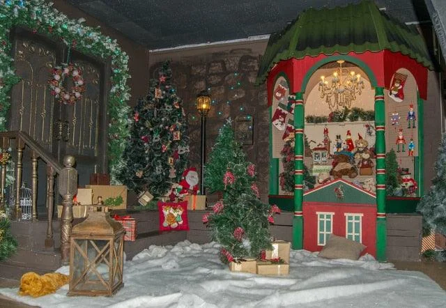 Christmas Nostalgic Memories Christmas Trees Lights Photography Backdrops