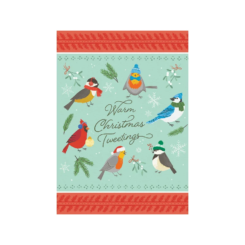 Christmas Beautiful Wreath Christmas Tweetings Christmas Card