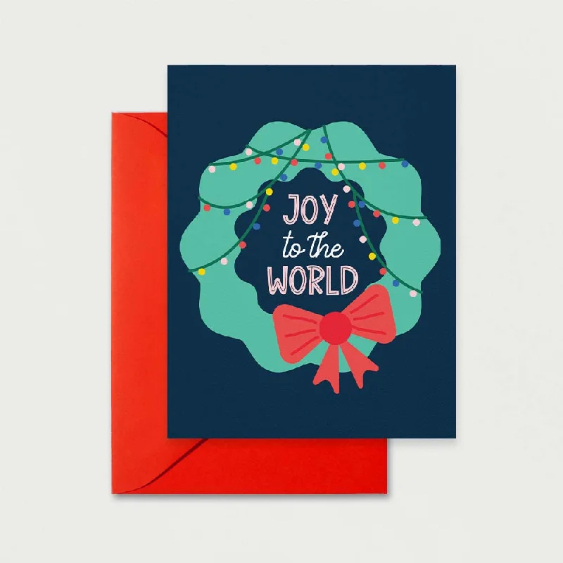 Christmas Wreath Greeting Card