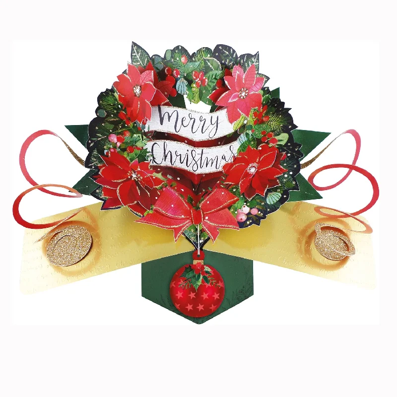 Christmas Wreath Pop-Up Card