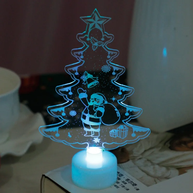 Christmas Holiday Decor Colorful LED lights Decorative  Christmas tree