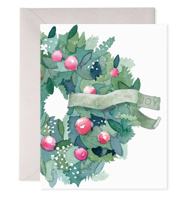 Christmas Carol Singing Comfort and Joy Wreath - Boxed Set