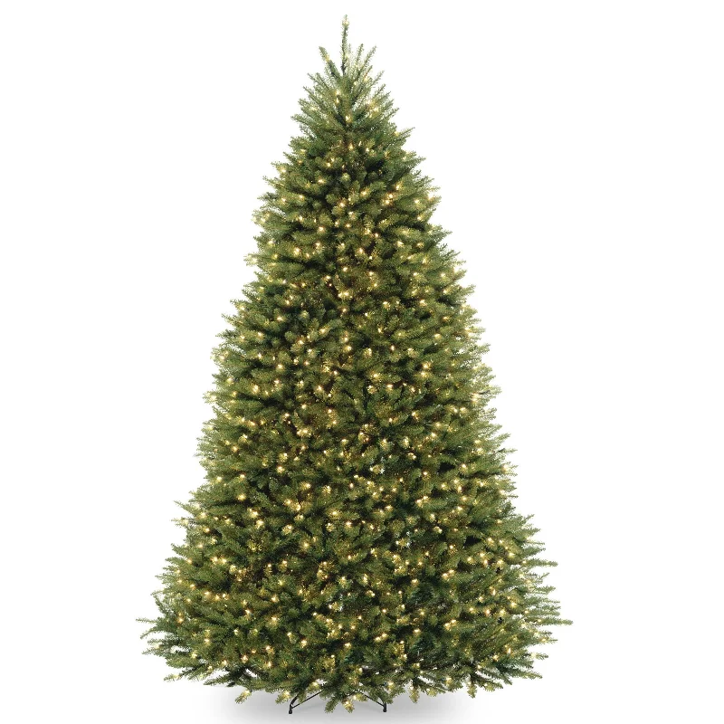 Christmas Jolly Decorations 10ft. Pre-Lit Dunhill Fir Tree with Dual Color LED Lights