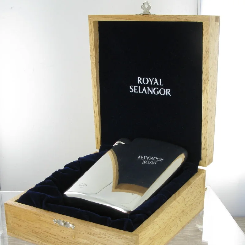 Christmas Homemade Crafts Royal Selangor Luxury Hip Flask & Wood Box by Erik Magnussen
