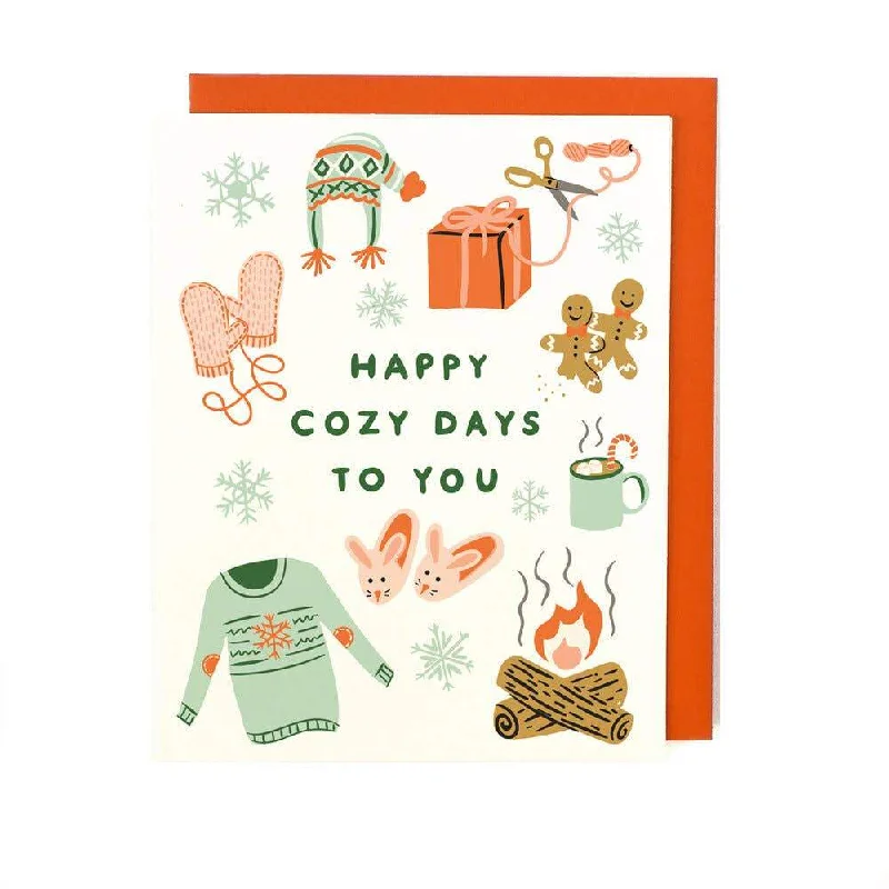 Cozy Days Holiday Card