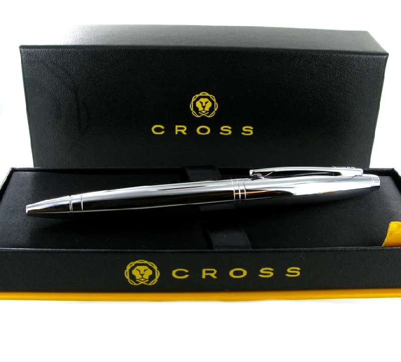 Personalised Cross AT0112-1 Calais Chrome Ballpoint Pen