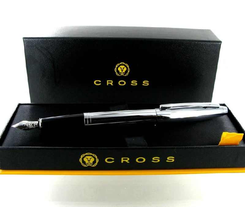 Personalised Cross AT0116-1MS Calais Chrome Fountain Pen