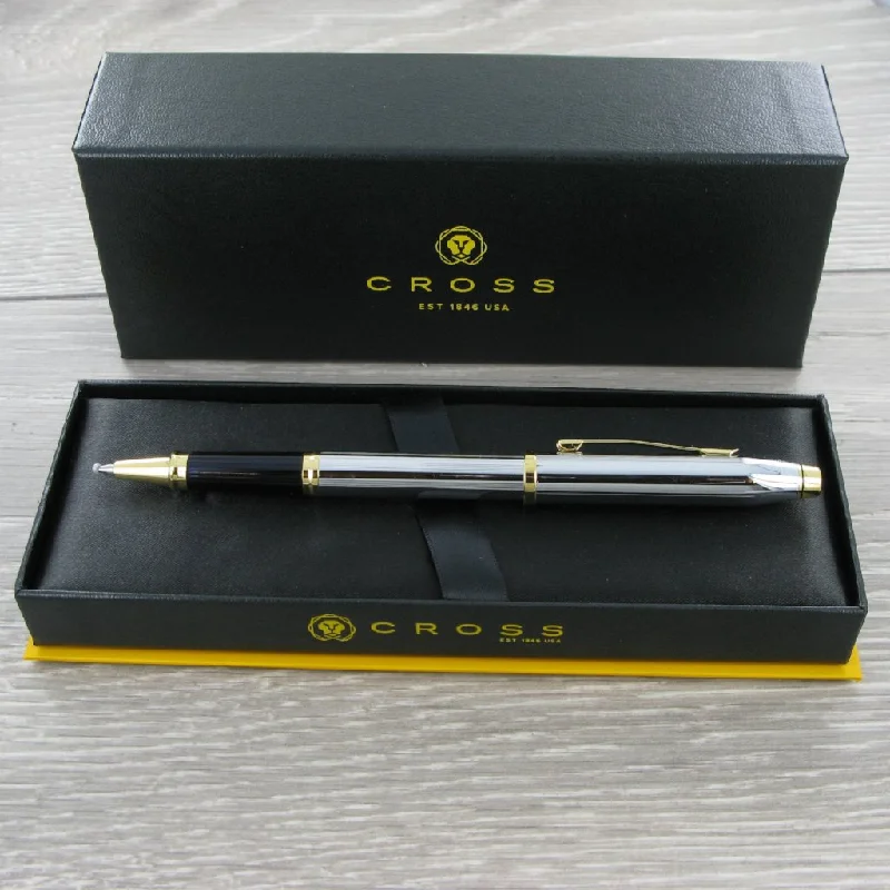 Christmas Fireplace Ambience Cross 3304 Century II Medalist e Rollerball Pen