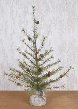 Christmas White Snow Cypress Pine Tree 2 ft.