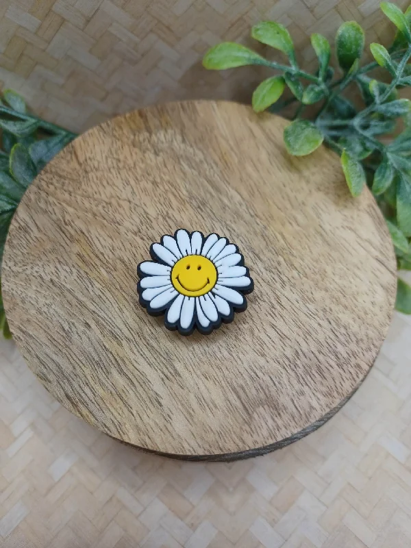 Christmas Santa Workshop Smiling Daisy Shoe Charm Accessory