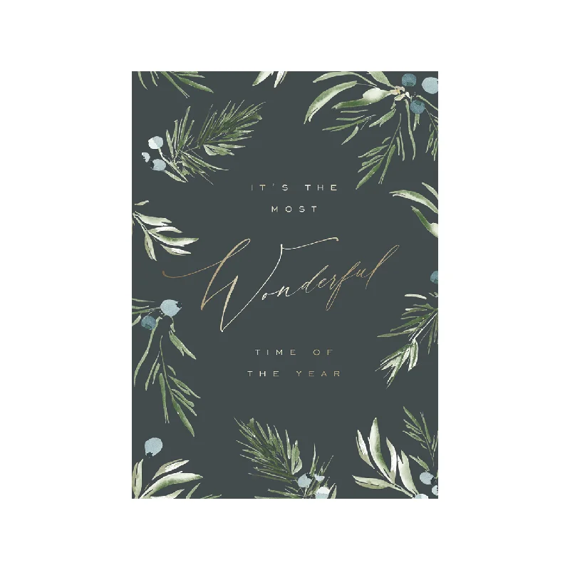 Christmas Fireplace Cozy December Meadow Christmas Card - Boxed Set