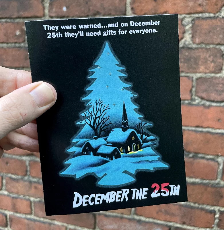 Christmas Holiday Candlelight December the 25th Holiday Card