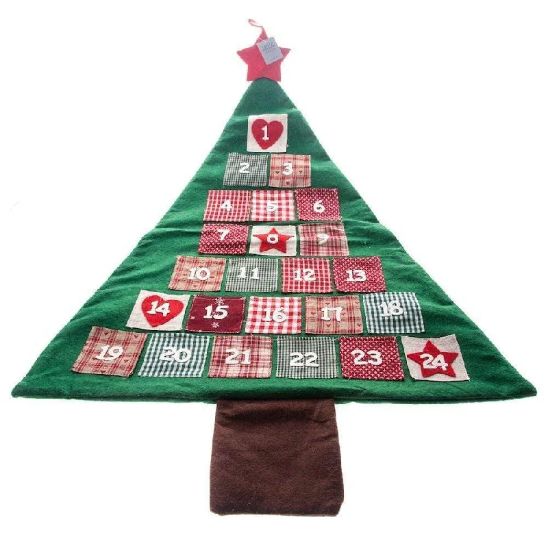 Fabric Christmas Tree Advent Calendar