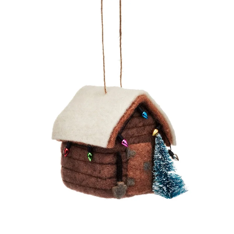 Felt Shed Christmas Tree Decoration