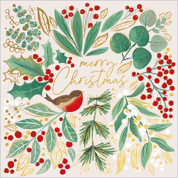 Festive Foliage Holiday Card Pack | Set of 5