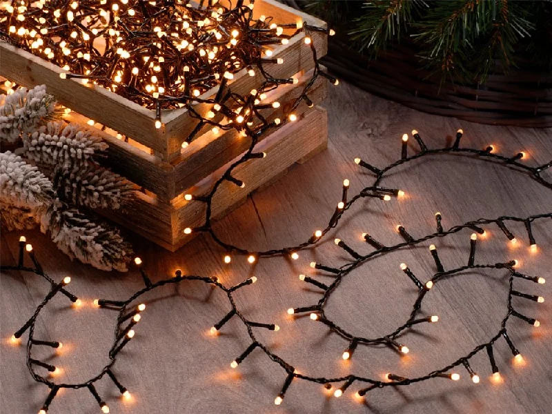 Christmas Winter Decor Glow-worm lights - Warm White