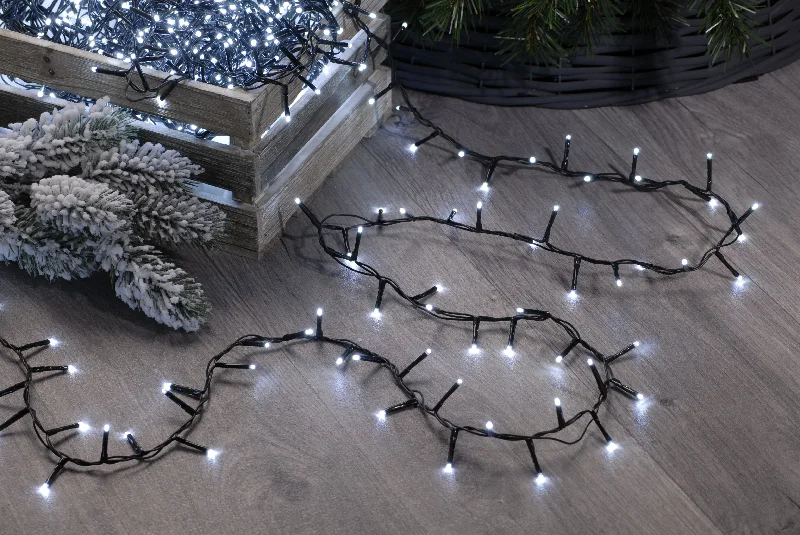 Christmas Gingerbread Delights Sparkle lights - White