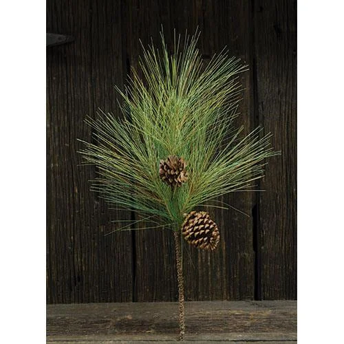 Christmas Handmade Crafts Fine Woodsy Needle Pine Branch 24"