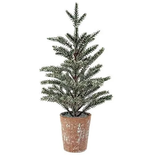 Christmas Cozy Treats Frosted Pine Tree Large