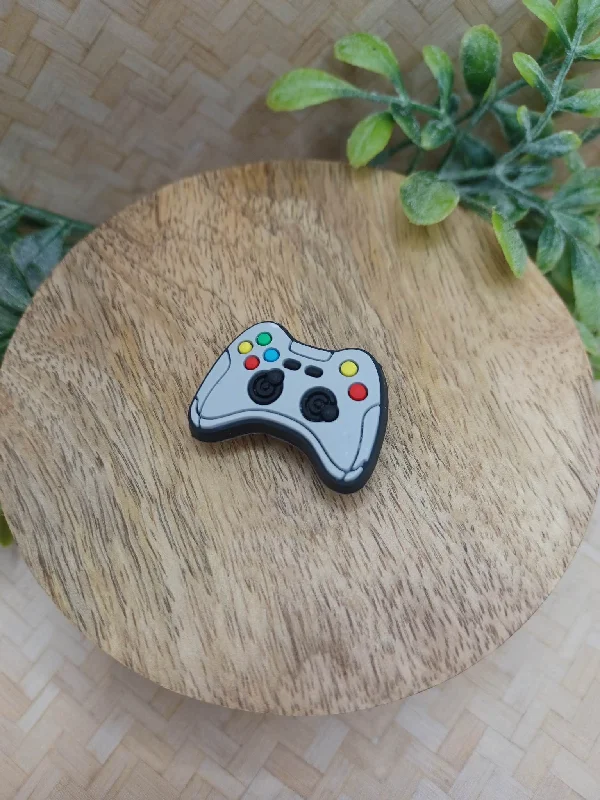 Christmas Fireplace Cozy Game Controller Shoe Charm Accessory
