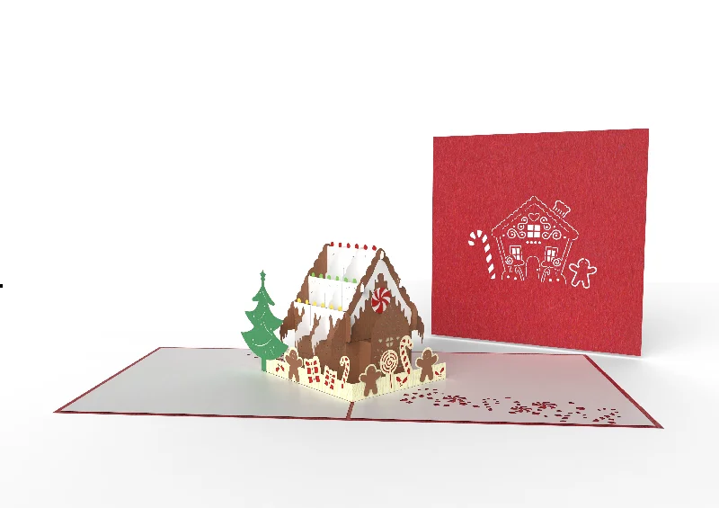 Gingerbread House Pop-Up Card