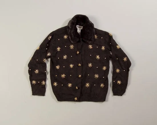 Gold Stars-Small Christmas Sweater