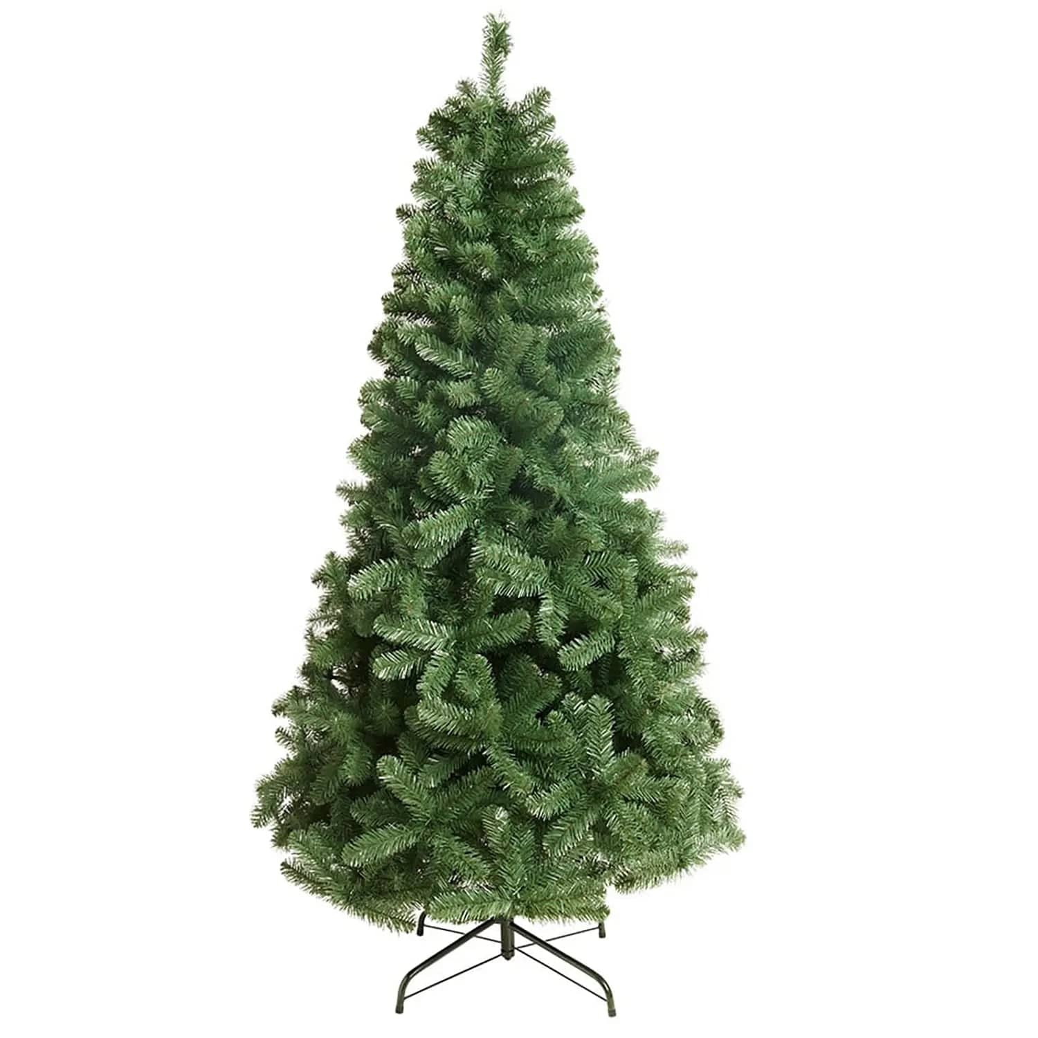 Christmas Winter Decor Green Scandinavian Fir Christmas Tree Artificial Hinged Branches 7ft Christmas Winter Decor Green Scandinavian Fir Christmas Tree Artificial Hinged Branches 7ft