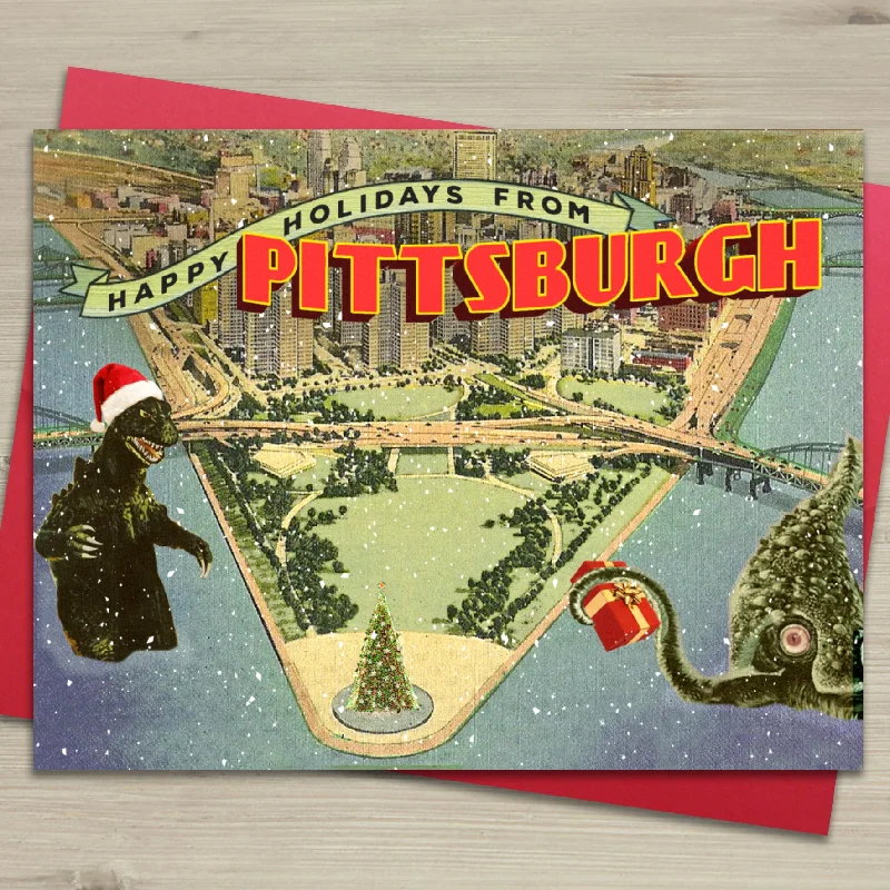 Christmas Cozy Weather Happy Holidays From Pittsburgh