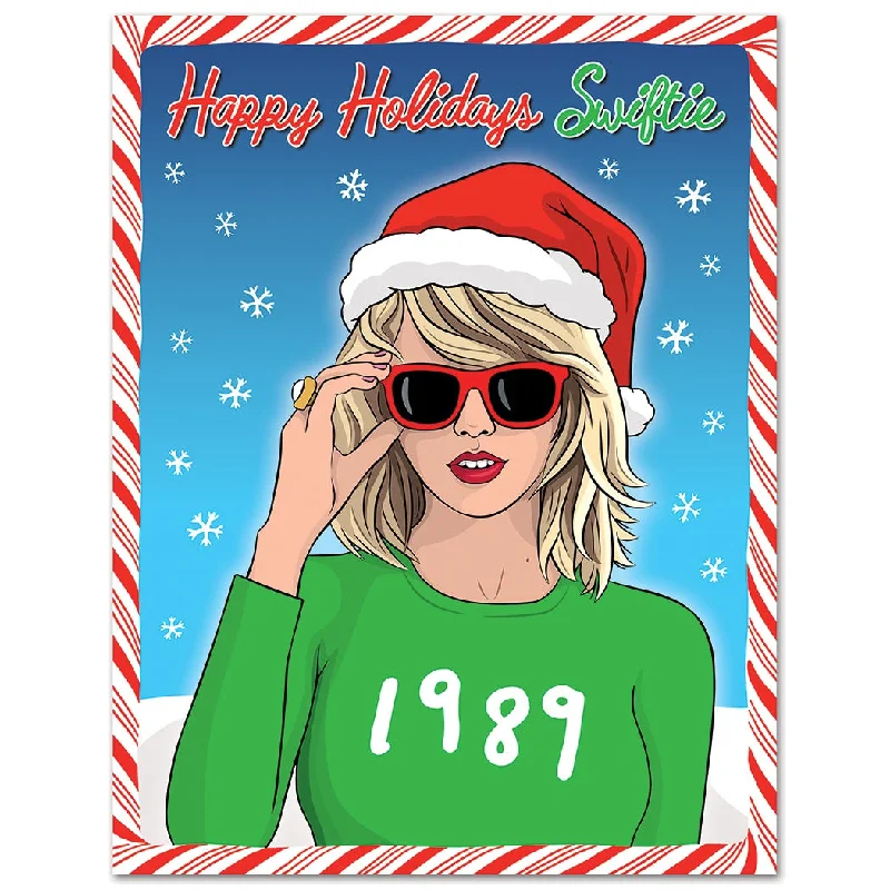 Christmas Jolly Surprises Happy Holidays Swiftie Card
