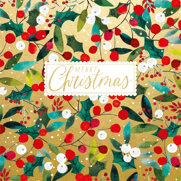 Holly Holiday Card Pack | Set of 5