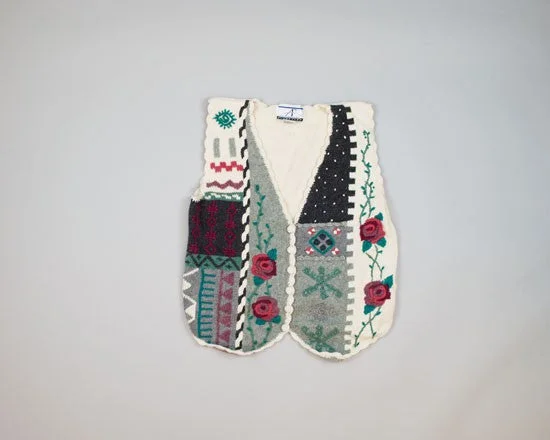 Interesting Roses-X-Small Christmas Sweater
