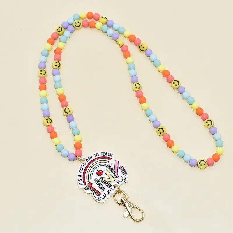 Christmas Sweet Treats It's a Good Day to Teach Tiny Humans Beaded Lanyards