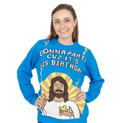 Christmas Gift Exchange Ideas Jesus Birthday Party Sweater