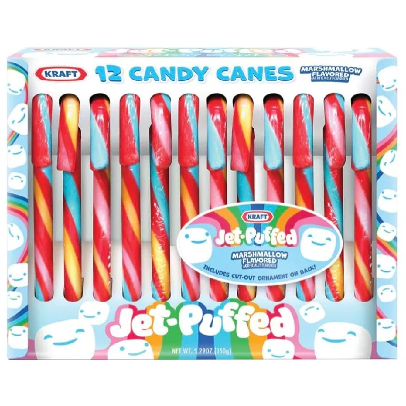 Jet-Puffed Marshmallow Flavored Candy Canes