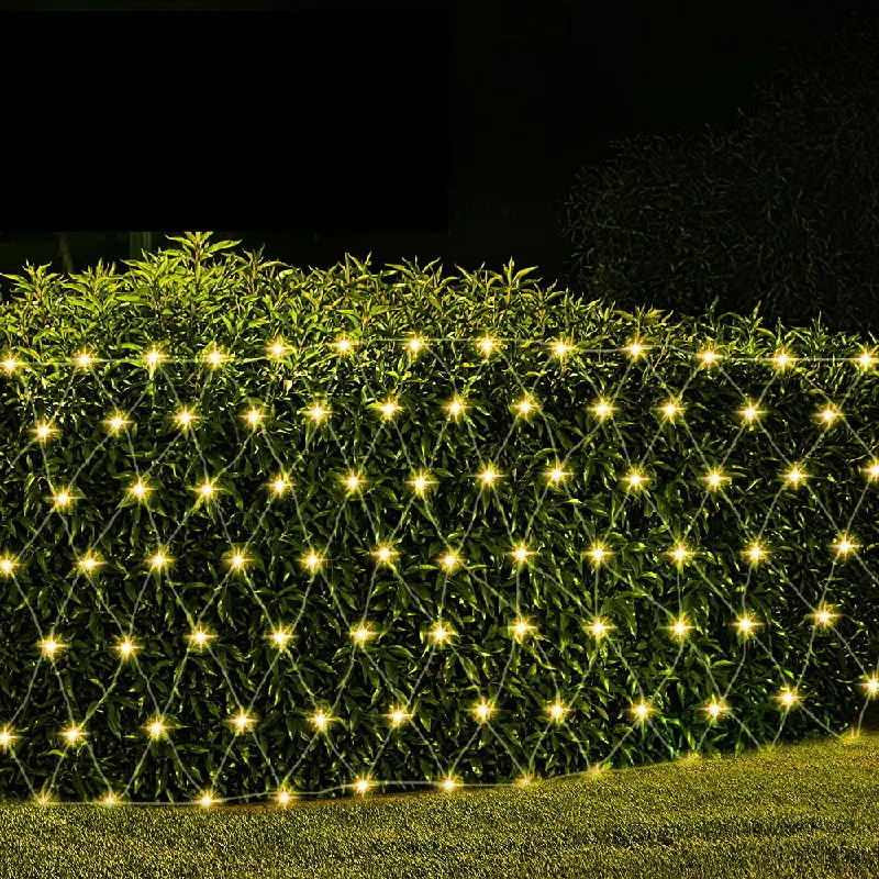 Christmas Mistletoe Magic Christmas Lights 4mx6m Net String Light 1000 LED Warm White