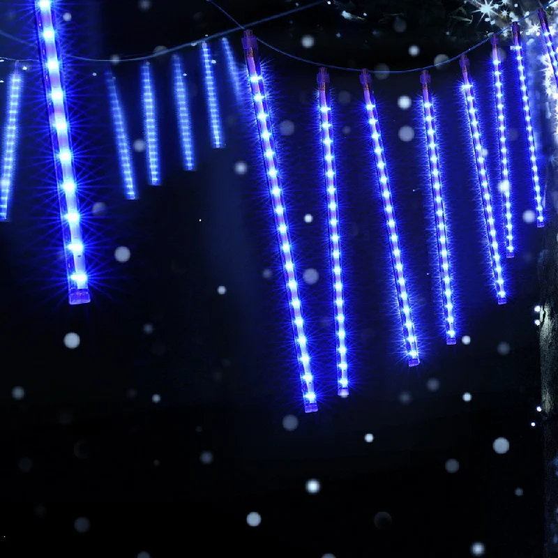 Christmas Candle Warmth 7M Christmas Lights Shower Light 288 LED Icicle Falling Metor