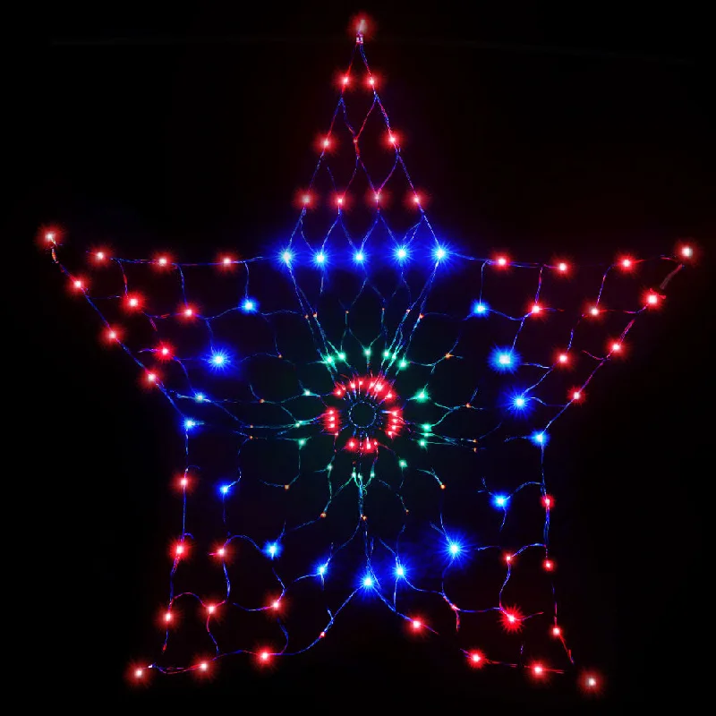 Christmas Winter Forest 1.3M Christmas Lights 130 LED Snow Motif Light Decorations