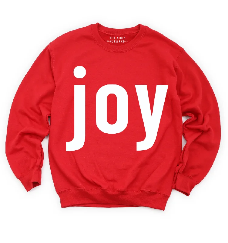 'JOY' Unisex Pullover - RED