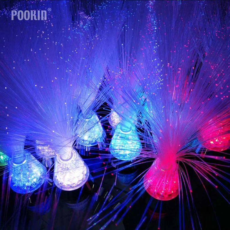 Christmas Classic Traditions LED Multicolour Fibre Optic Lamp Light For Christmas