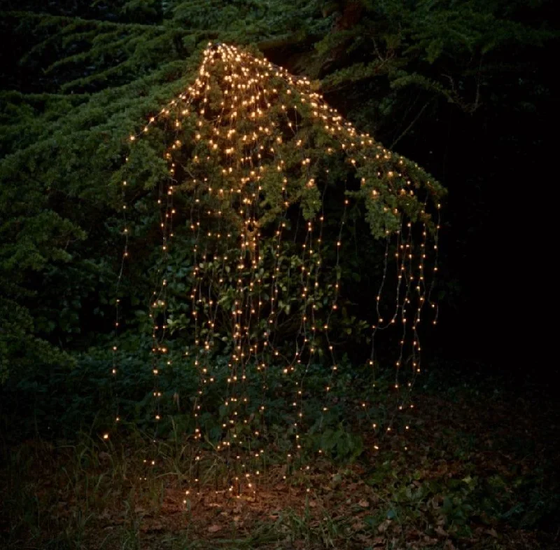 Christmas Homemade Cookies LED Solar Lights string Waterfall Fairy icicle Lights 600 luces Christmas Homemade Cookies LED Solar Lights string Waterfall Fairy icicle Lights 600 luces
