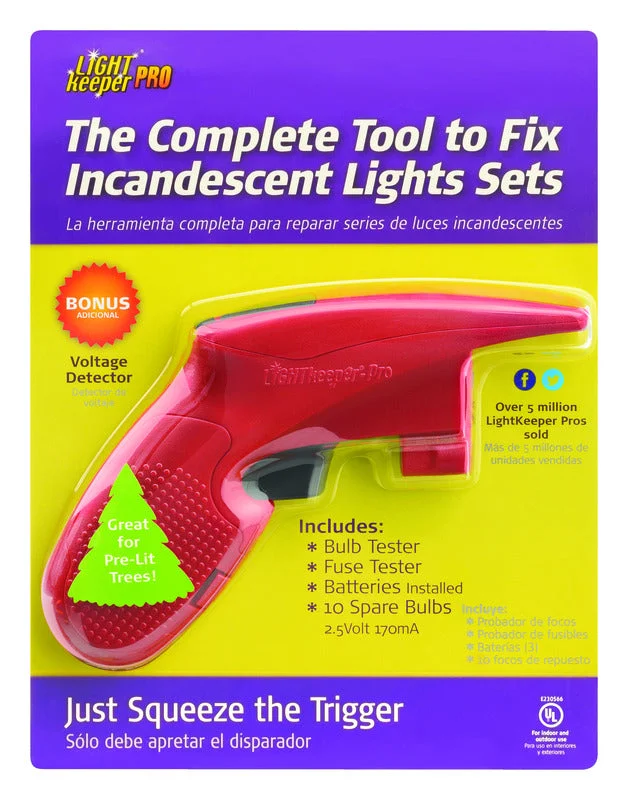 Christmas White Snow LightKeeper Pro Light Repair Tool Red Plastic 1 (Pack of 8)