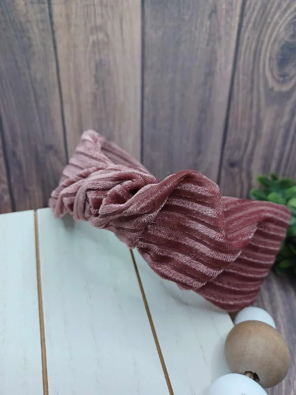 Christmas Festive Atmosphere Light Purple Velvet Headband